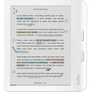 KOBO Libra Colour 7" eReader - 32 GB, White