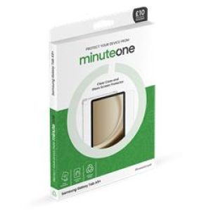 Minute One Clear Case & Glass Screen Protector for Samsung Tab A9 Plus
