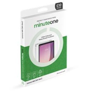Minute One ClearCase & GlassScreenProtector for Lenovo M8 4thGen 2024
