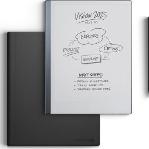 REMARKABLE 2 with Marker Plus & Black Leather Book Folio Case