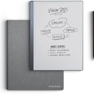 REMARKABLE 2 with Marker Plus & Grey Polymer Weave Folio Case