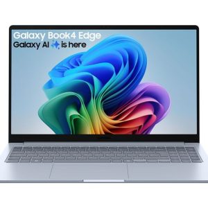 SAMSUNG Galaxy Book4 Edge 15.6" Laptop, Copilot+ PC - Snapdragon X Plus, 512 GB SSD, Sapphire Blue
