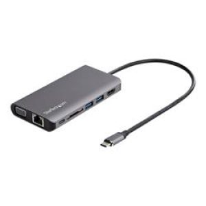 StarTech.com USB-C Multiport Adapter w/HDMI or VGA w/100W PD