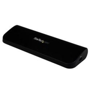 StarTech.com Universal USB 3.0 Laptop Docking Station - Dual Video HDMI DVI VGA with Audio