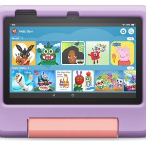 AMAZON Fire 7 Kids (ages 3-7) Tablet (2022) - 16 GB, Purple
