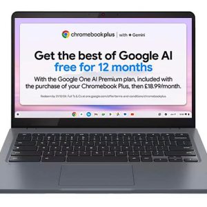 LENOVO IdeaPad Slim 3i 14" Chromebook Plus - Intel® Core™ i3, 256 GB eMMC, Grey