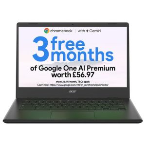 ACER 314 14" Chromebook - Intel® Celeron®, 128 GB eMMC, Black