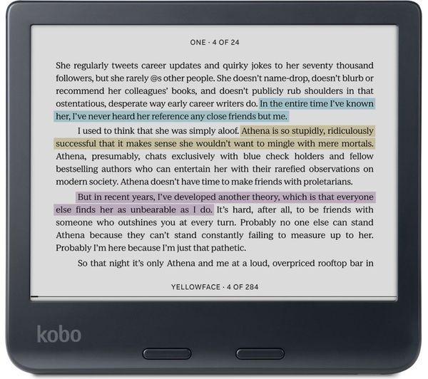 KOBO Libra Colour 7" eReader - 32 GB, Black
