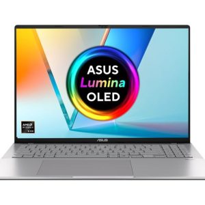ASUS Vivobook S16 OLED 16" Laptop, Copilot+ PC - AMD Ryzen AI 9, 1 TB SSD, Cool Silver