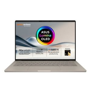 ASUS Zenbook A14 UX3407QA 14" Laptop, Copilot+ PC - Snapdragon X Plus, 1 TB SSD, Beige