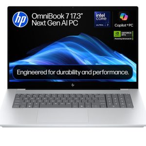 HP OmniBook 7 NGAI 17.3" Laptop - Intel® Core™ Ultra 7, 1 TB SSD, Silver