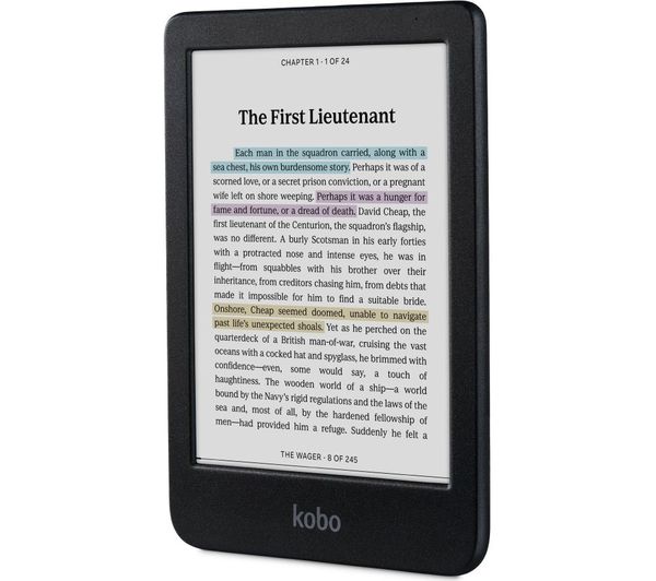 KOBO Clara Colour 6" eReader - 16 GB, Black