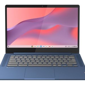 LENOVO IdeaPad Slim 3 14" Refurbished Chromebook - MediaTek Kompanio 520, 64 GB eMMC, Blue (Very Good Condition)