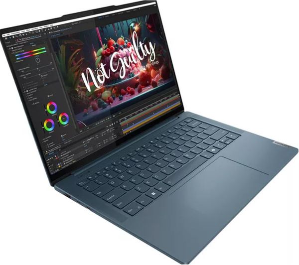 LENOVO Yoga Pro 7 14.5" Laptop, Copilot+ PC - AMD Ryzen AI 9, 1 TB SSD, Tidal Teal