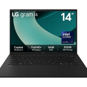 LG gram 14 14Z90T-G.AA75A1 14" Laptop - Intel® Core™ Ultra 7, 512 GB SSD, Black