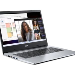 ACER Aspire 1 14" Refurbished Laptop - Intel® Celeron®, 128 GB eMMC, Silver (Very Good Condition)
