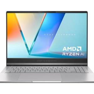 ASUS Vivobook S15 OLED 15.6" Laptop, Copilot+ PC - AMD Ryzen AI 9, 1 TB SSD, Cool Silver