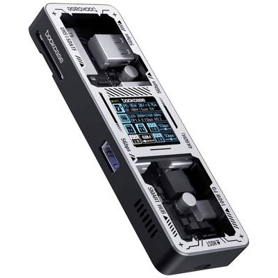 Dockcase USB-C® docking station DPR71S-EB Compatible with (brand): Universal Built-in display, Charging function, USB-C® powered, Built-in card reader