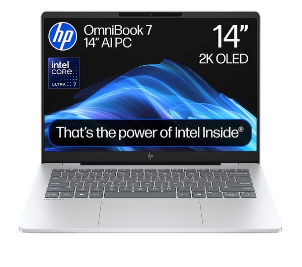 HP OmniBook 7 AI 14" Laptop - Intel® Core™ Ultra 7, 1 TB SSD, Silver