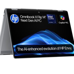 HP OmniBook X Flip NGAI 14" 2 in 1 Laptop - Intel® Core™ Ultra 7, 1 TB SSD, Meteor Silver