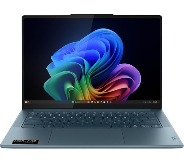 LENOVO Yoga Pro 7 14.5" Laptop, Copilot+ PC - AMD Ryzen AI 7, 1 TB SSD, Tidal Teal