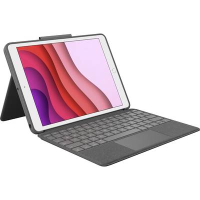 Logitech Combo Touch Tablet PC keyboard and book cover Compatible with (tablet PC brand): Apple iPad (7th Gen), iPad (8th Gen), iPad (9th Gen)