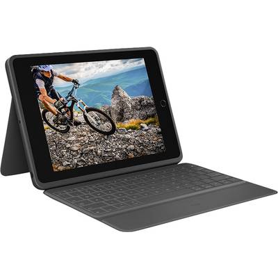 Logitech Rugged Folio Tablet PC keyboard and book cover Compatible with (tablet PC brand): Apple iPad 10.2 (2019), iPad (9th Gen)