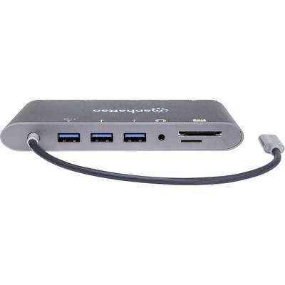 Manhattan USB-C® docking station neu Compatible with (brand): Universal Charging function
