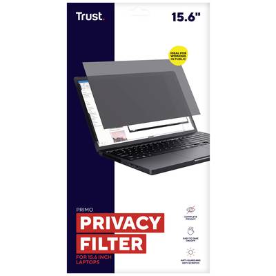 Trust Primo Privacy Filter Privacy screen filter Laptop 39,6 cm (15,6) Image format: 16:9 25195 Universal