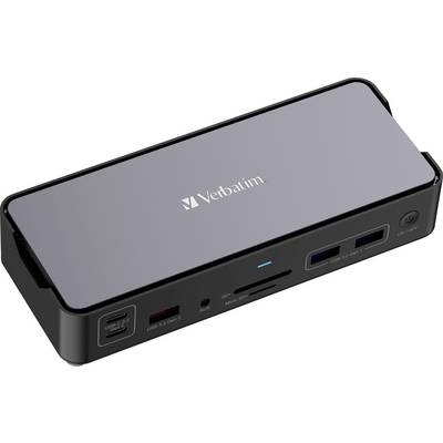 Verbatim USB-C® docking station CDS-15 Compatible with (brand): Universal USB-C® powered, Built-in card reader