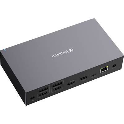 Verbatim USB-C® docking station CDS-17 Compatible with (brand): Universal USB-C® powered, Built-in card reader
