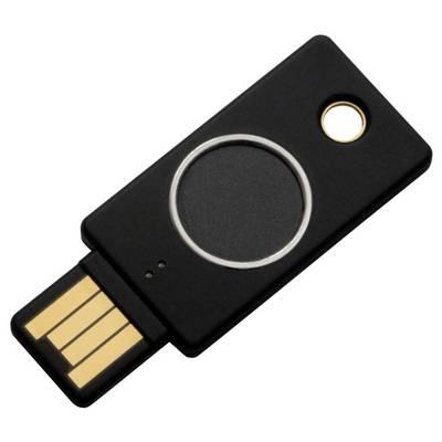 Yubico USB password manager stick Black/golden 5060408464168