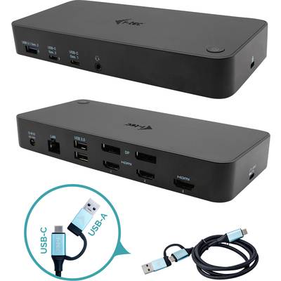 i-tec USB-C® docking station I-TEC USB 3.0/USB-C/Thunderbolt 3x 4K DS