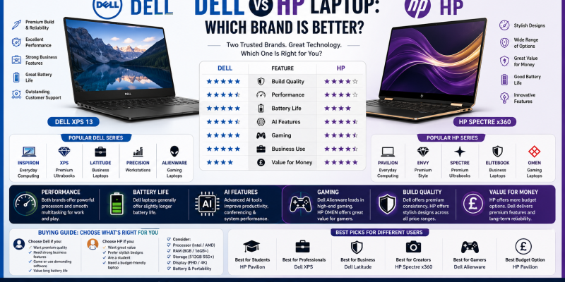 Dell vs HP Laptop: Which Brand Is Better?