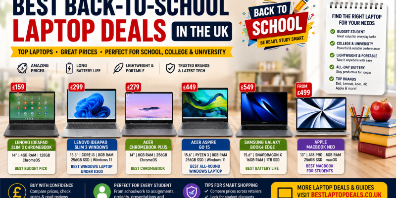 Best Back-to-School Laptop Deals in the UK 2026