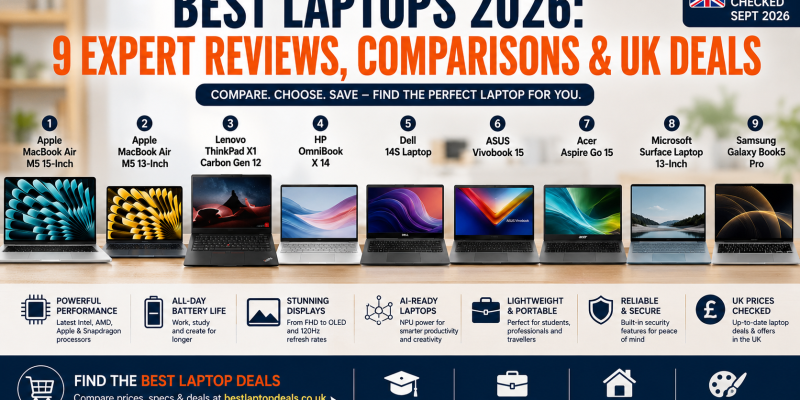 Best Laptops 2026 – 9 Expert Reviews, Comparisons And UK Deals